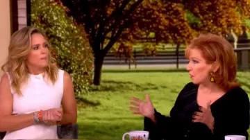 Ramy Brook Jacklyn Pleated Top worn by Joy Behar as seen in The View on  June 24, 2026