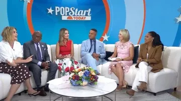 Rosetta Getty Sleeveless Polo Top worn by Savannah Guthrie as seen in Today on June 24, 2026