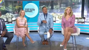 St. John Suzy Ritz Tweed Jacket worn by June Diane Raphael as seen in Today on  June 24, 2026