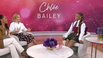 Agent Provocateur Zena Corset Top worn by Chloe Bailey as seen in Today with Jenna & Sheinelle on June 24, 2026
