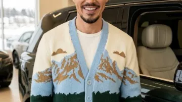 Mi casa soñada de lotería S19 David Bromstad Mountain Cardigan