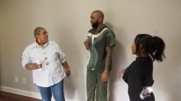 Generic Short Sleeve Vintage 3D Print Beach Shirt worn by Lamont as seen in The Real Housewives of Atlanta (S17E11)