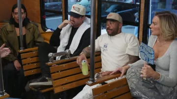 Jaded London Colossus Jeans worn by Lindsay Hubbard as seen in In the City (S01E05)