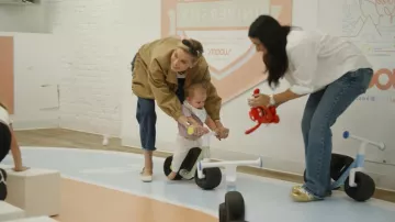 Franco Sarto Tinsley Mary Jane Flats worn by Lindsay Hubbard as seen in In the City (S01E05)
