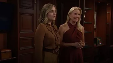 Mango Mono Jane Mono usado por Brooke Logan (Katherine Kelly Lang) como se ve en The Bold and the Beautiful (S39E192)