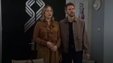 Théorie : Veste moelleuse portée par Liam Spencer (Scott Clifton) telle que vue dans The Bold and the Beautiful (S39E192)