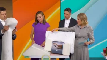 Camisa Midi con cinturón de Ralph Lauren Collection Ralph Lauren llevada por Tory Johnson tal como se ve en Good Morning America el 26 de junio de 2026