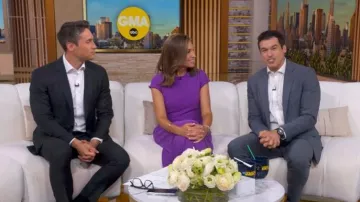 Vestido largo corte al bies Me + Em que lleva Mary Bruce tal y como se ve en Good Morning America el 26 de junio de 2026