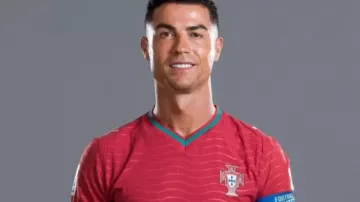 Cristiano Ronaldo Retratos de Cristiano Ronaldo en la Copa Mundial de la FIFA 2026 Camiseta de Cristiano Ronaldo en el Mundial 2026: Cristiano Ronaldo MUET y TOUGH, Portugal ATRAPADA por la RD Congo