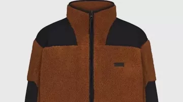 Chaqueta Skims Teddy Marrón y Negra