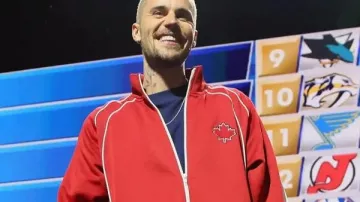 Justin Bieber 2026 Draft de la NHL Chaqueta de Justin Bieber en Justin Bieber hace su primera aparición importante desde Coachella para ayudar en el Draft de la NHL