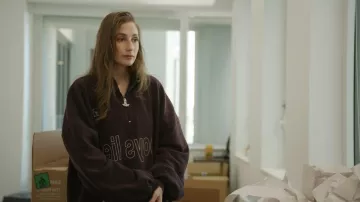Boys Lie Half Zip A1 Fleece Pullover worn by (Amanda Batula) as seen in In the City (S01E06)