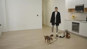 Miu Miu Aventure Nappa Leather Top Handle Bag worn by (Amanda Batula) as seen in In the City (S01E06)