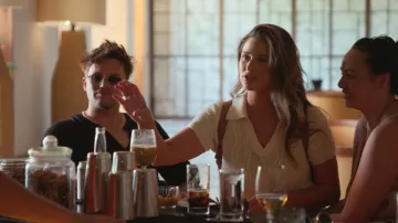 Petal and Pup Knit Polo worn by (Nia Sanchez) as seen in The Valley (S03E13)
