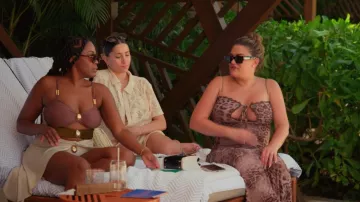 Fashion Nova Chloe Mesh Leopard Maxi Dress worn by Self (Brittany Cartwright) as seen in The Valley (S03E13)