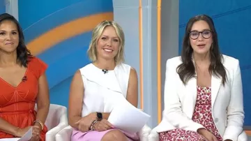 Chaqueta Woodley de Tweed Suave de Veronica Beard llevada por Savannah Sellers, vista en Today the 26 June 2026