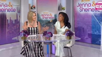 Vestido Tuckernuck Esme llevado por Jenna Bush Hager visto en Today with Jenna & Sheinelle el 29 de junio de 2026
