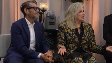 Chaqueta Etro Bird Jacquard que lleva Dottie (Morgan Fairchild) como se ve en The Bold and the Beautiful (S39E200)