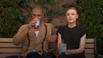 Cinq à sept Lorainne Silk T-Shirt worn by Claire Grace (Hayley Erin) as seen in The Young and the Restless (S53e182)