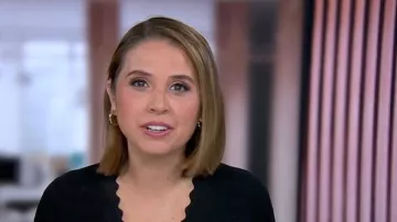 Sandro Cecil Cardigan worn by Elizabeth Schulze as seen in Good Morning America on June 30, 2026