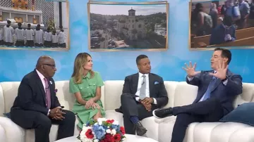 Derek Lam 10 Crosby Judy Belted Cargo Shirtdress worn by Savannah Guthrie as seen in Today on June 30, 2026