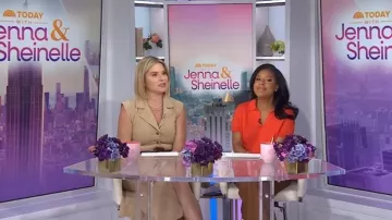Veronica beard Elsy Leather-Buckle Belt worn by Jenna Bush Hager as seen in Today with Jenna & Sheinelle on June 30, 2026