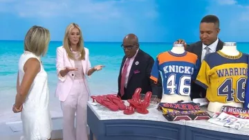 A.L.C. Elza Tailored Jacket worn by Sarah Eggenberger as seen in Today on June 30, 2026