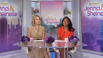 Veronica Beard Orla Midi Dress worn by Jenna Bush Hager as seen in Today with Jenna & Sheinelle on June 30, 2026