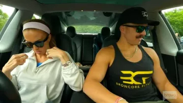 Lululemon Luxtreme Training Headband worn by Myka Meier as seen in Ladies of London (S04E07)