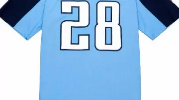Camiseta que lleva Chris Johnson Jr. en Chris Johnson || Tennessee Titans || Aspectos destacados de su carrera