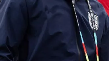 Navy Blue Jacket worn by Elizabeth I in England v DR Congo - Full Post-Match | Keane, Neville & Wright Speak