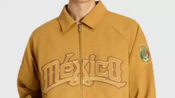 Copa Mundial de la FIFA 2026 Chaqueta marrón con flecos en ????la Copa Mundial de la FIFA 2026 EN DIRECTO: México vs Ecuador Copa Mundial de la FIFA Octavos de Final en el Estadio Azteca | N18G