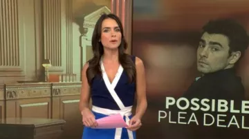 Diane von Furstenberg Gracie Dress llevado por Lilia Luciano visto en CBS Mornings el 26 de junio de 2026