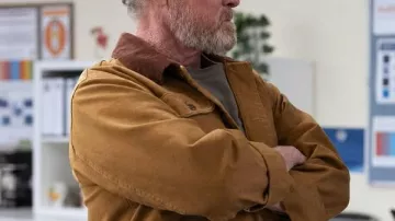 Chaqueta marrón de Scrubs John C McGinley