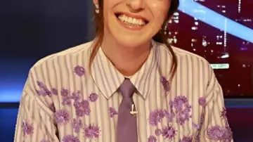 The Cheap Seats S6 Melanie Sequin Floral Striped Shirt