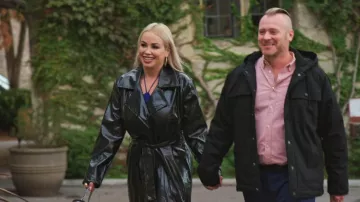 Jane Post Double Breasted Trench Coat worn by Paola Mayfield as seen in 90 Day: The Last Resort (S03E01)