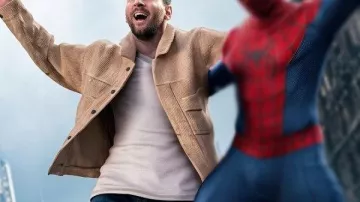 Chaqueta de Tom Holland x Lionel Messi de Spider Man