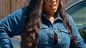 Belle Collective S8 Lateshia Pearson Denim de pierna ancha