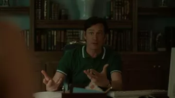 Lacoste Regular Fit Trim Accent L.12.12 Polo usado por Wyatt Woods (Tom Everett Scott) tal como se ve en Elle (S01E04)