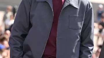 Spider-Man: Brand New Day Peter Parker Grey Jacket worn by Peter Parker / Spider-Man (Tom Holland) in Spider-Man: Brand New Day
