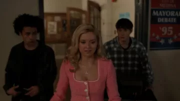 Cosette di Ames Diana Blazer worn by Elle Woods (Lexi Minetree) as seen in Elle (S01E07)