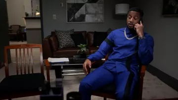 Ensemble House of Gray Line It Up porté par Zac (Devale Ellis) tel que vu dans Zatima de Tyler Perry (S04E11)