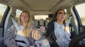 Aritzia Cozy Sweatfleece Perfect Zip Hoodie worn by Kacie Adkison as seen in The McBee Dynasty: Real American Cowboys (S03E02)