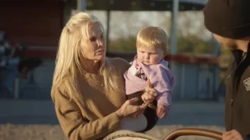 Khaite Leta Cashmere Jumper worn by Kristi Mcbee as seen in The McBee Dynasty: Real American Cowboys (S03E03)
