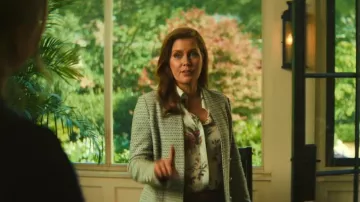 Alice + Olivia Willa Silk Blouse in Sweet Nothings worn by Anna Bowden (Amy Adams) as seen in Cape Fear (S01E01)