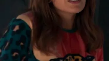 Home and Away Eden Fowler worn Leopard Printed Tee