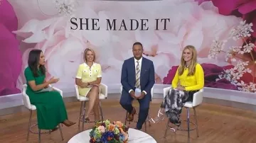 Sandalias de cuero Alexandre Birman Clarita llevadas por Jill Martin tal como se ve en Today el 7 de julio de 2026