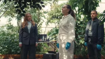 Vila Tailored Blazer Co Ord worn by DI Frankie Monroe (Jessica Hynes) as seen in Patience (S02E06)