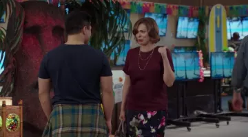 la jupe de Re­becca Bunch (Ra­chel Bloom) dans Crazy Ex-Girl­friend