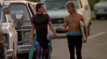 The authentic surfboard with Patrick Swayze (Bodhi Salver) in Point Break